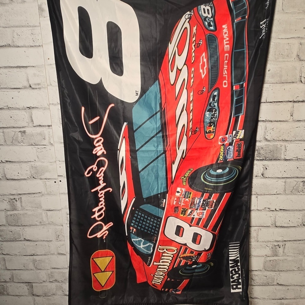 Dale Earnhardt Jr 8 Budweiser NASCAR Racing Flag Banner 2002 Made USA